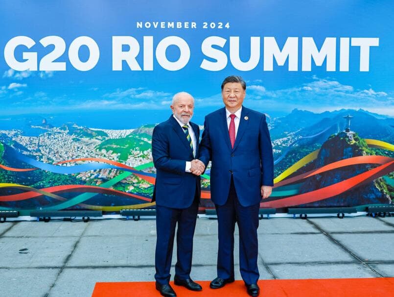 Lula recebe o presidente da China, Xi Jinping, após a Cúpula do G20