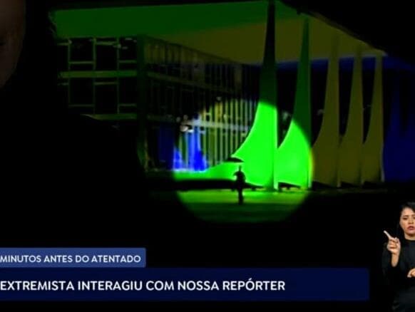 Autor de atentado interagiu com repórter de TV minutos antes de detonar explosivos