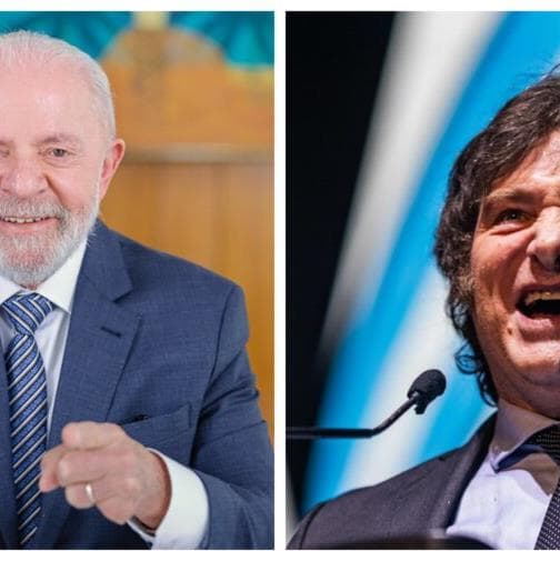 Lula é mais bem avaliado no Brasil do que Javier Milei na Argentina, mostra pesquisa