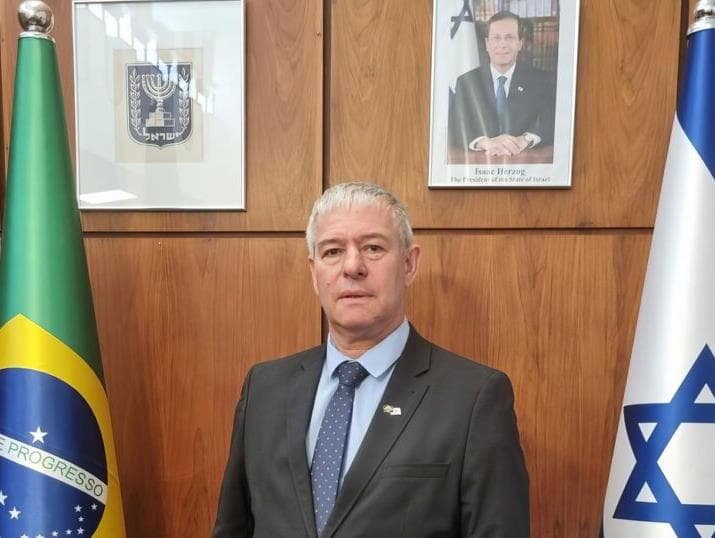 Israel rebate pedido da Federação Palestina ao Brasil para expulsar embaixador