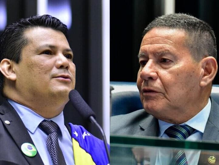 Mourão e deputado bolsonarista batem boca por Dino: "Aqui é braço"