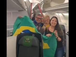 Chega ao Rio avião da FAB com mais 214 brasileiros que estavam em Israel