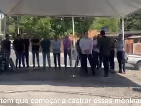 Vídeo: prefeito fala em "castrar meninas" para controlar natalidade