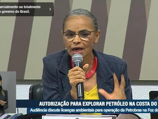 Marina Silva pede que senadores mudem projeto de lei do licenciamento ambiental