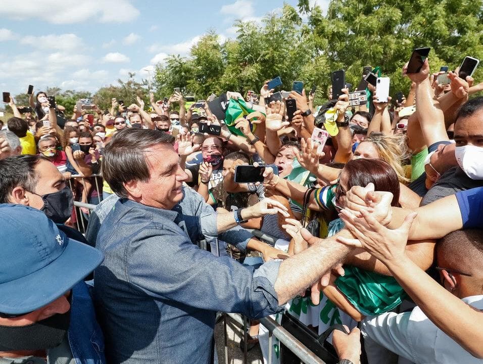 Justiça de São Paulo mantém multa de Bolsonaro por não usar máscara