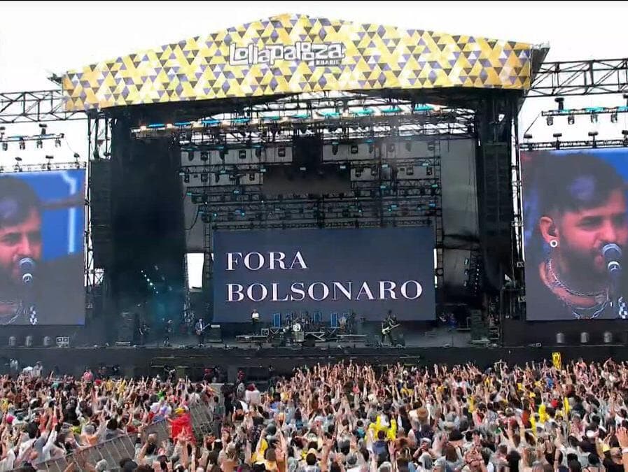 Manifestações políticas no Lollapalooza vão para julgamento no plenário do TSE