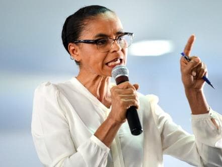 Marina Silva diz que pode apoiar Lula contra Bolsonaro em eleições