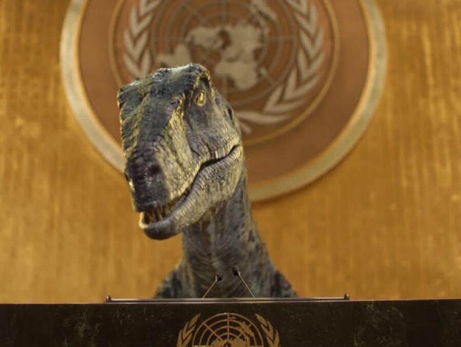 Milton Nascimento empresta voz a dinossauro apocalíptico em vídeo da ONU