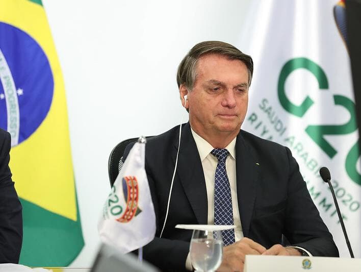 No G20, Bolsonaro cita ataques contra Brasil por "nações menos competitivas"