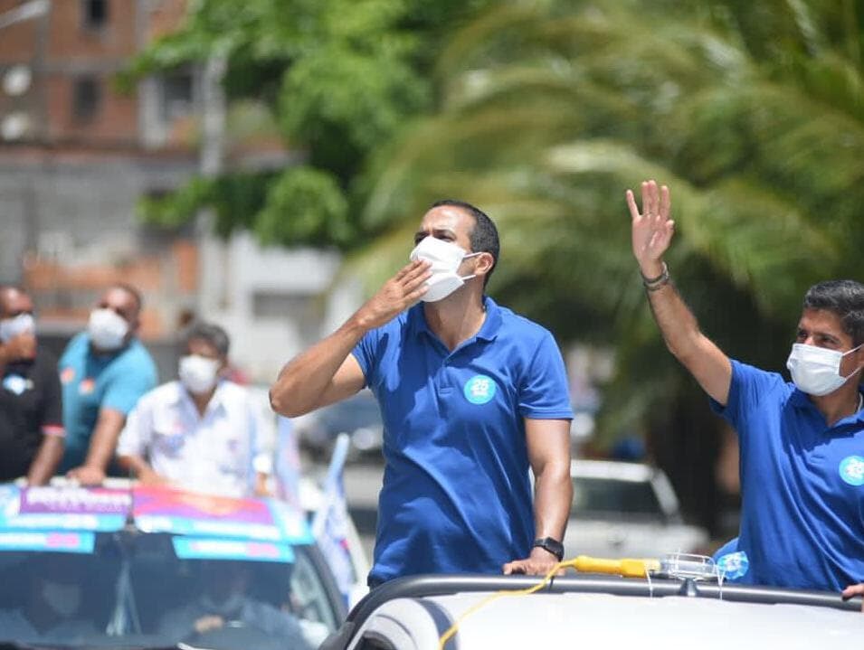 Salvador: parcial indica vitória de Bruno Reis em 1° turno