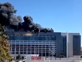 Hospital em Brasília é atingido por incêndio