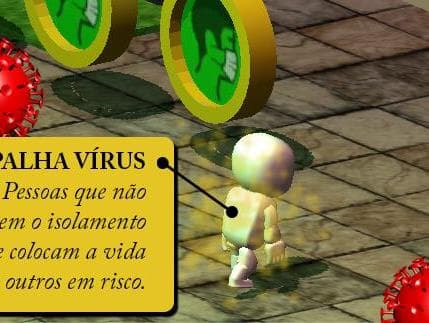 CoronaGame: combate à pandemia em jogo virtual