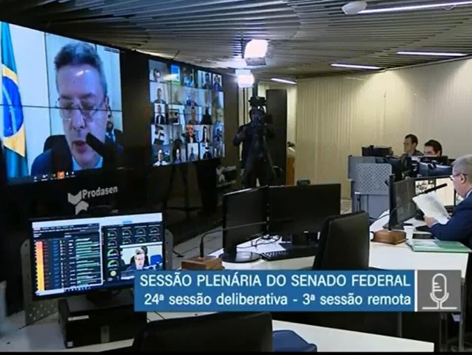 Senado aprova recursos contra covid-19; matéria volta à Câmara