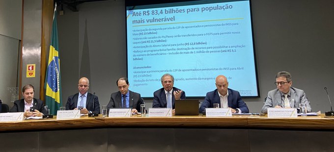 Guedes anuncia R$ 147 bi para reduzir impactos do coronavírus na economia