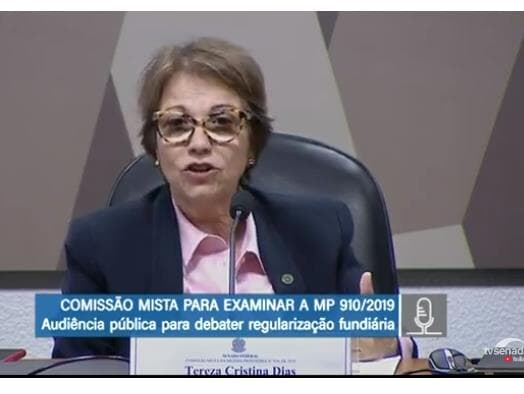 Tereza Cristina discute MP da regularização fundiária