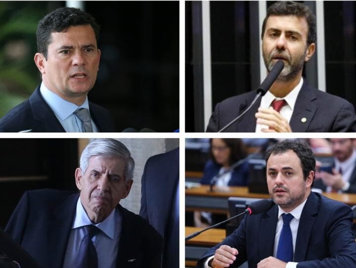 Moro, Freixo, Heleno e Glauber trocam acusações mútuas nas redes