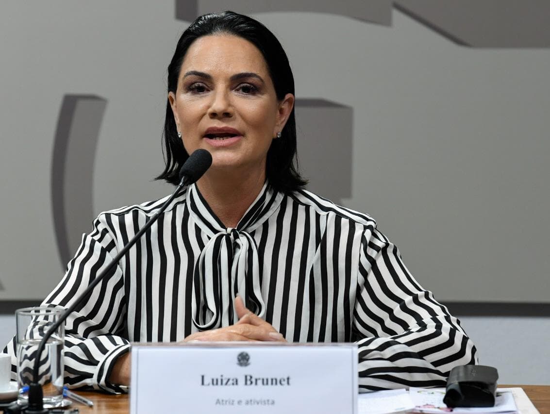 Vítima de agressão, Luiza Brunet falará no Parlamento Europeu sobre violência de gênero