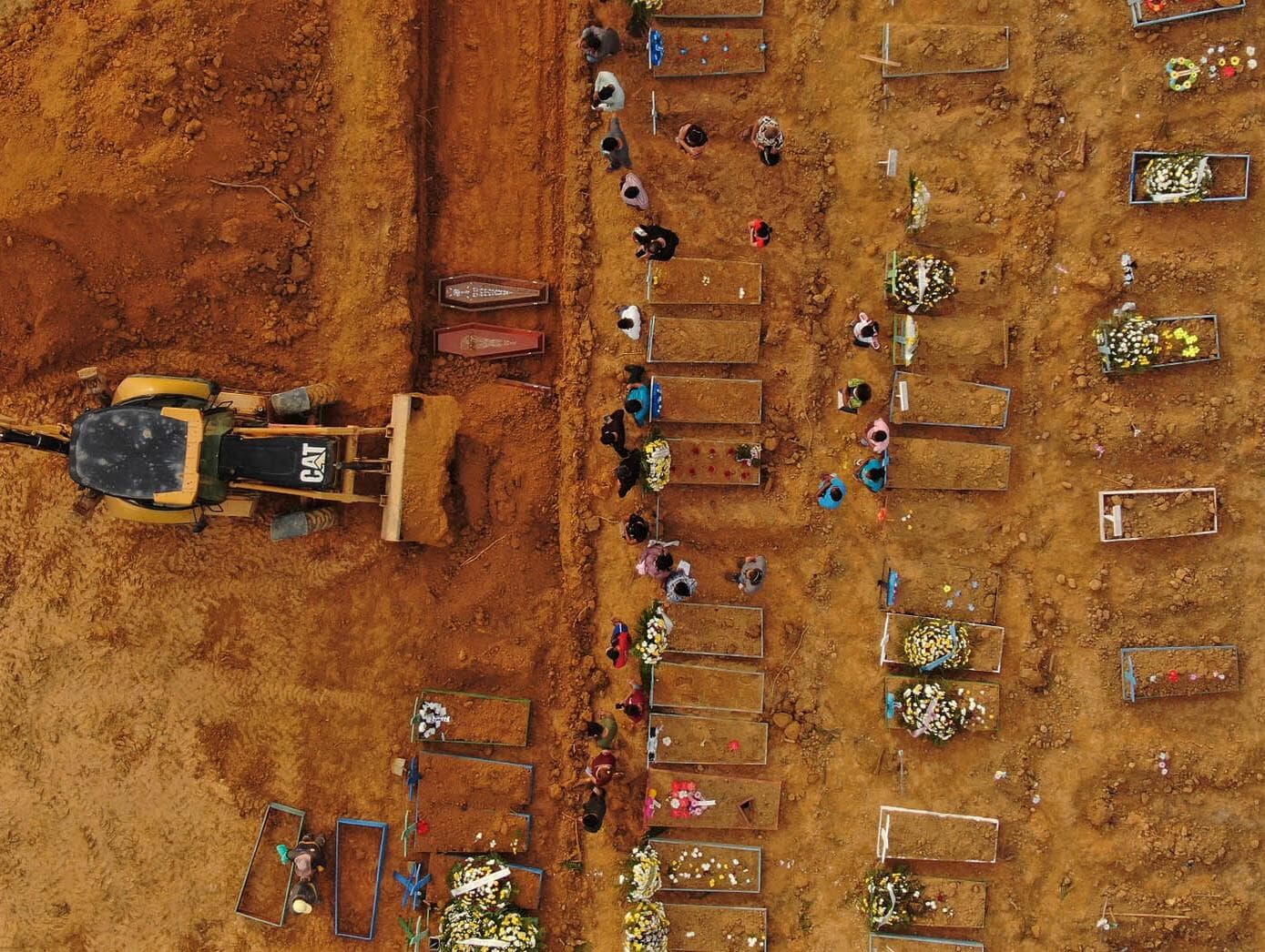 Brasil tem mais de 10 mil mortes por covid-19 em sete dias