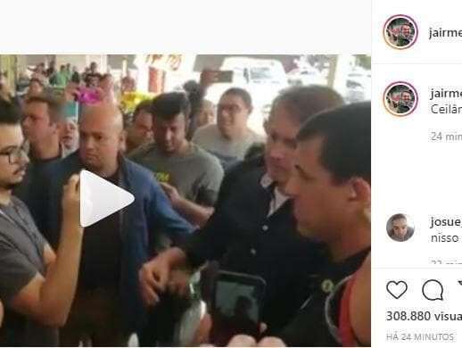 Depois do Twitter, Facebook e Instagram apagam post de Bolsonaro