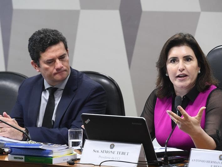 Simone Tebet contraria Alcolumbre e pauta 2ª instância na CCJ