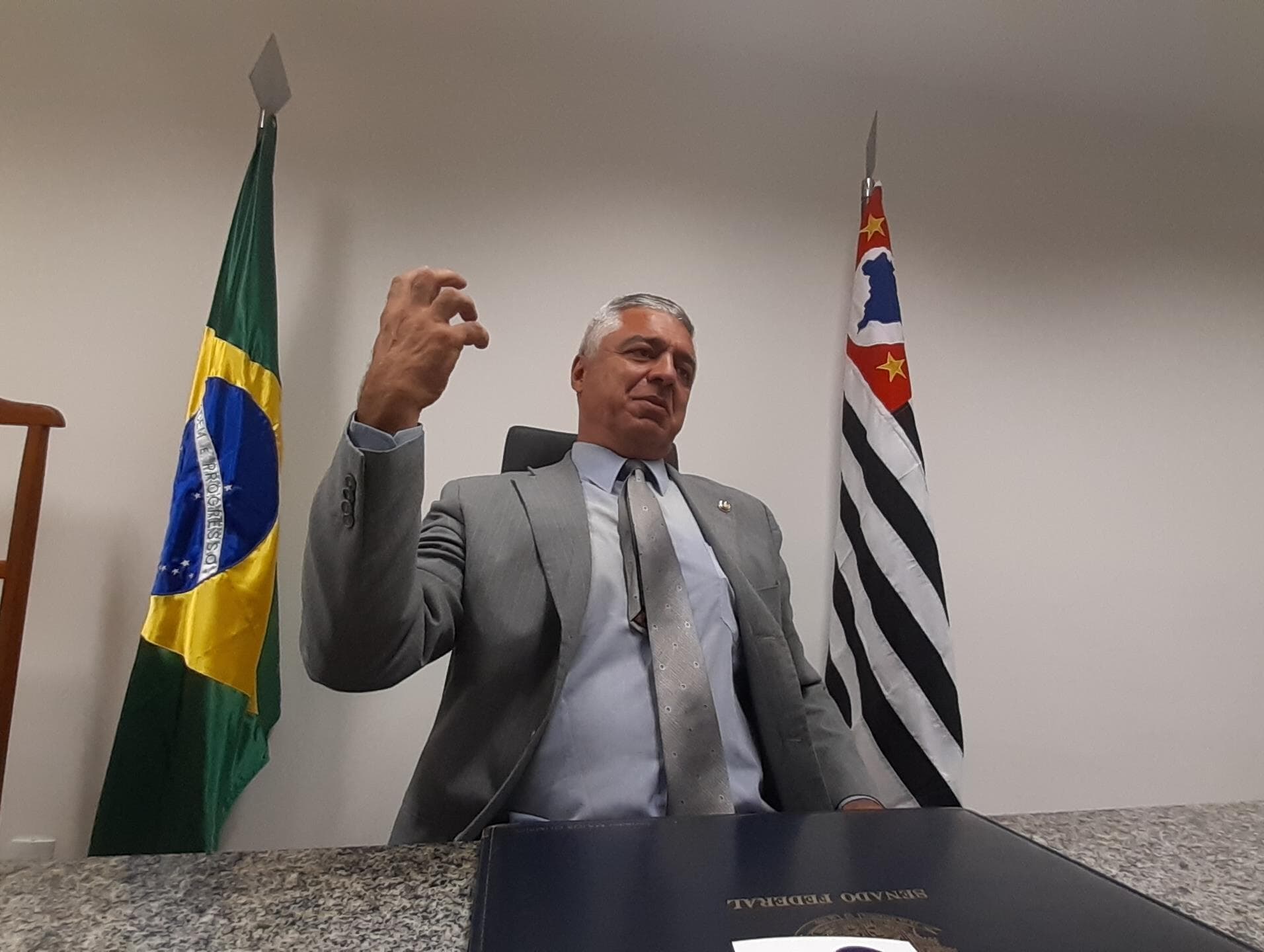 Major Olimpio: "Doria é tão pernicioso quanto Lula e o PT"