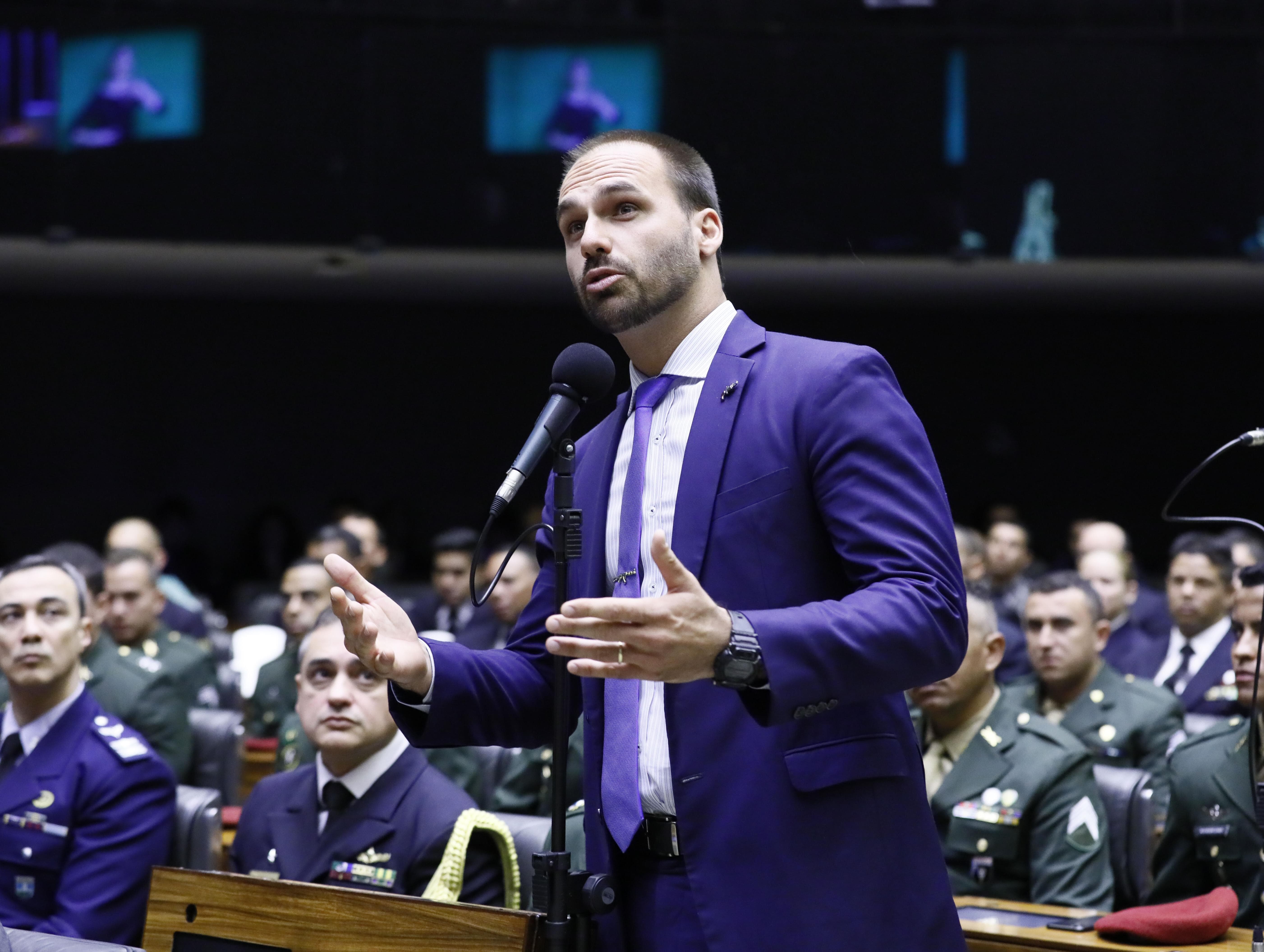 Eduardo Bolsonaro acusa colegas do PSL de fazerem denúncias falsas contra ele