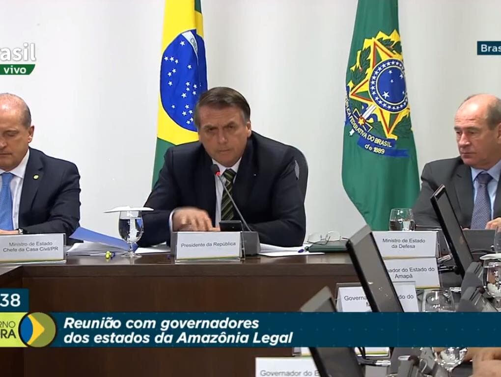 Governadores da Amazônia apoiam discurso de Bolsonaro sobre meio ambiente