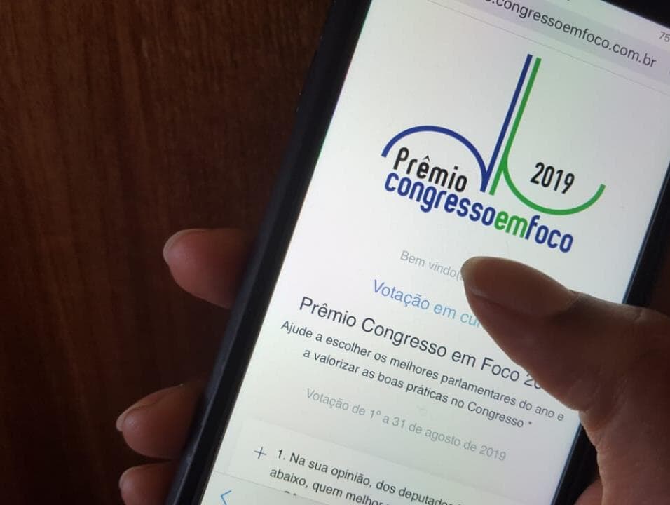 Vote no Prêmio Congresso em Foco 2019