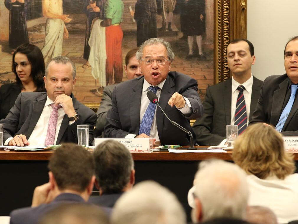 Paulo Guedes na CCJ da Câmara e a tigrada