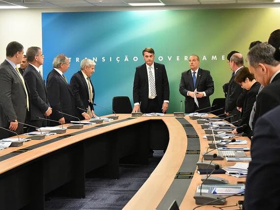 Bolsonaro faz hoje primeira reunião com os 22 ministros indicados