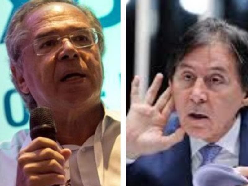 Eunício diz que colegas estão "horrorizados" após conversa com Paulo Guedes: "Povo de rede social"