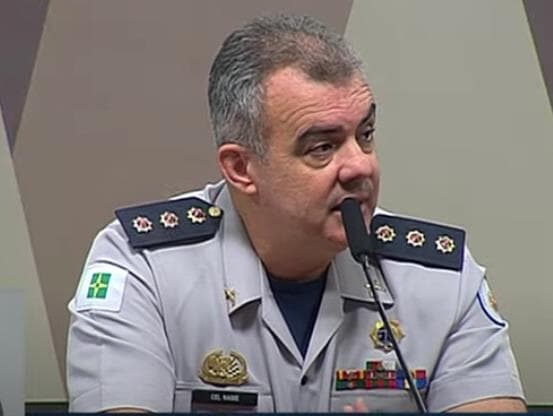 Coronel Jorge Naime depõe na CPMI dos Atos Golpistas