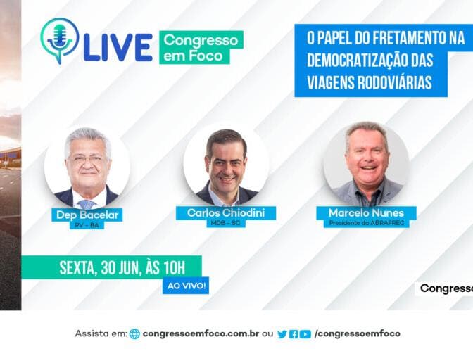 Viagens rodoviárias fretadas são debatidas em live