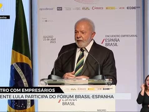 Na Espanha, Lula participa de Fórum com empresários e promete investimentos em infraestrutura