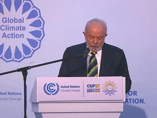 Na COP27, Lula defende agronegócio com equilíbrio ambiental. Assista ao discurso