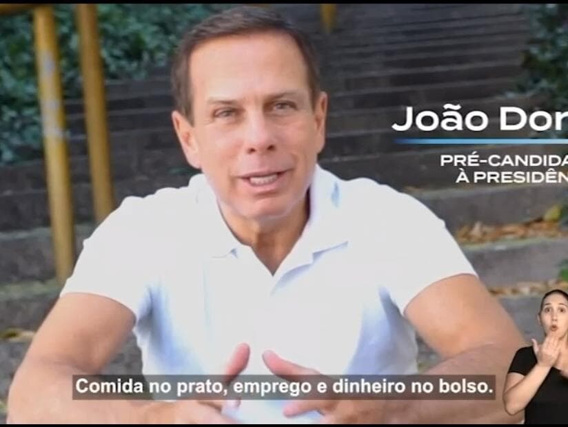 Doria tenta se consolidar na terceira via com a campanha "Com PSDB e João, você tem opção"