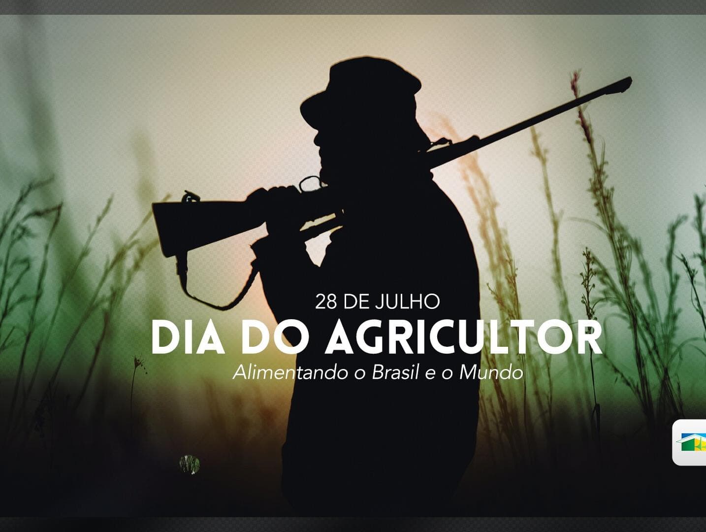 Secom usa imagem de homem armado para celebrar Dia do Agricultor