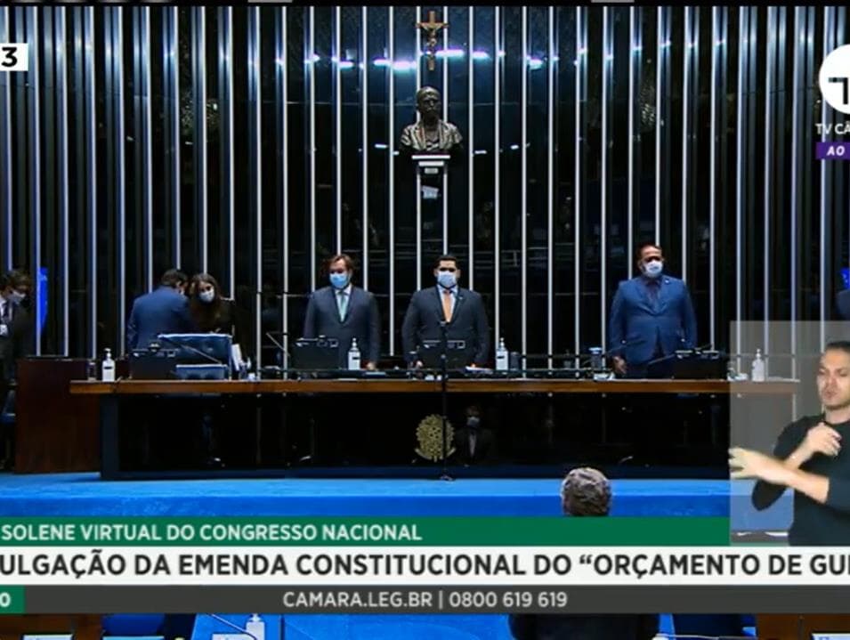 Congresso promulga PEC do orçamento de guerra