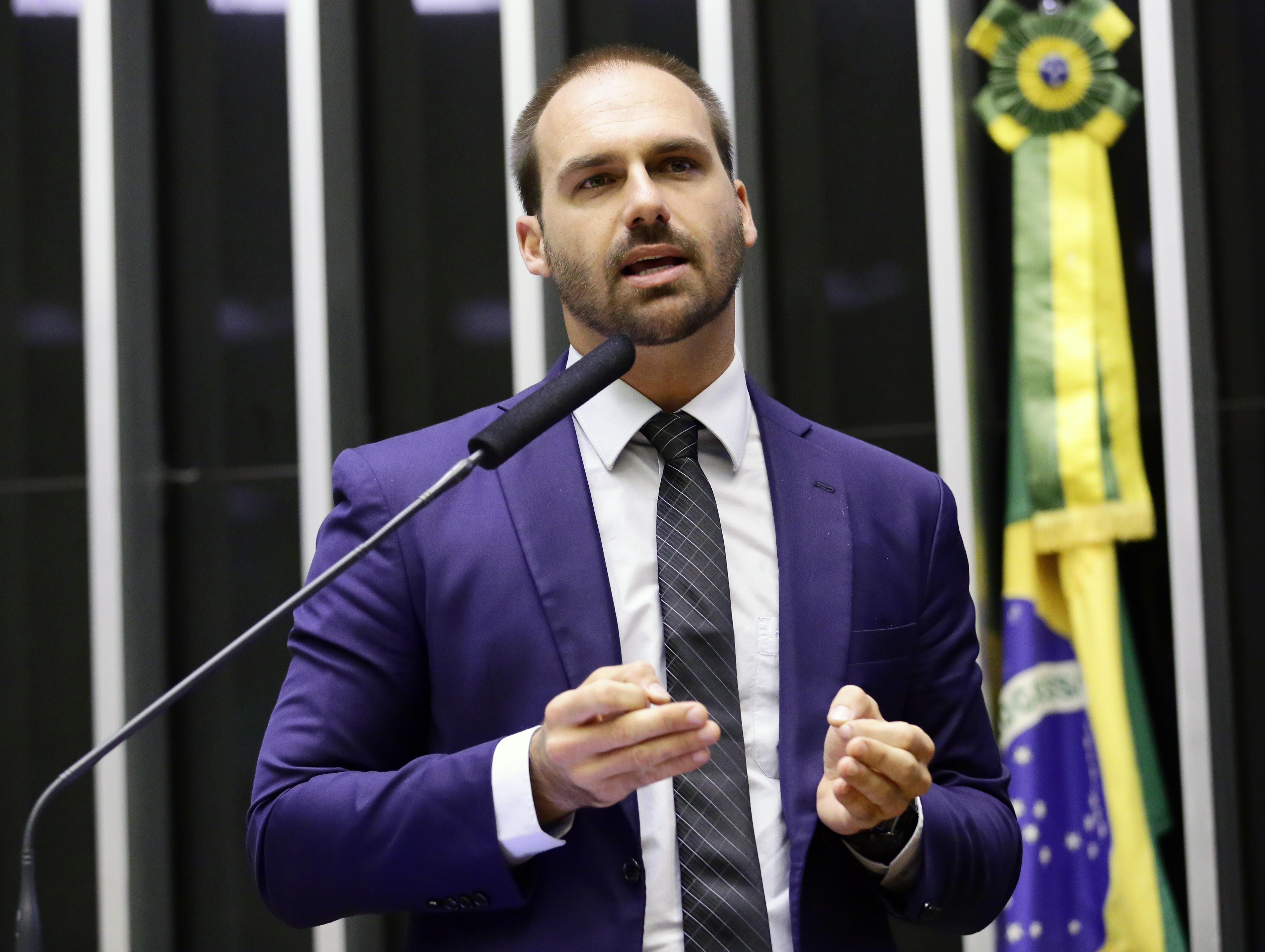 Eduardo falou sobre crise no PSL e culpou Joice pela derrota; veja o vídeo