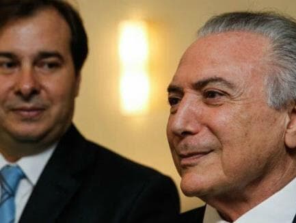 Temer e Maia buscam holofotes no Rio em eventos sobre o mesmo tema, mas em locais separados