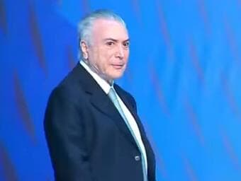 Vídeo: Temer é vaiado e manifesta surpresa com reação de parte do público em evento no Rio