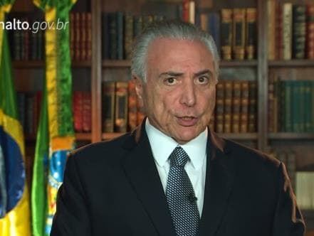 Investigado no STF, Temer grava vídeo sem citar Joesley: "Criminosos não sairão impunes"