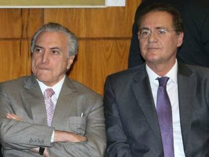 Temer e PMDB articulam destituição de Renan da liderança do partido no Senado