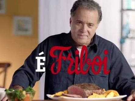 Surpreso, Tony Ramos diz ter carne da Friboi no freezer