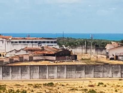 Muro para separar facções começa a ser erguido no presídio de Alcaçuz