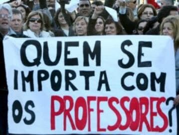 Professor não é mercadoria