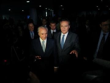 Para emplacar pauta, Temer e Renan articulam jantar no Alvorada com senadores da base aliada