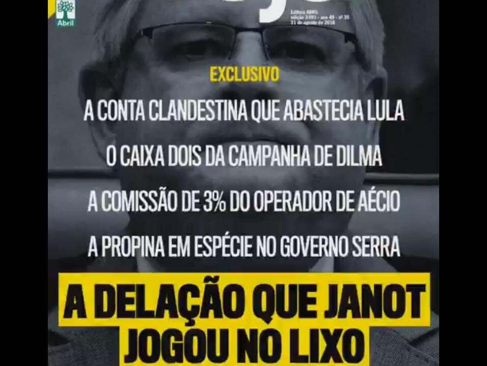 Operação Lava Jato: delação suspensa por Janot envolve Dilma, Lula, Aécio e Serra