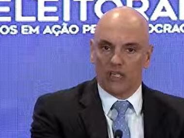 Alexandre de Moraes faz balanço do primeiro turno da eleição