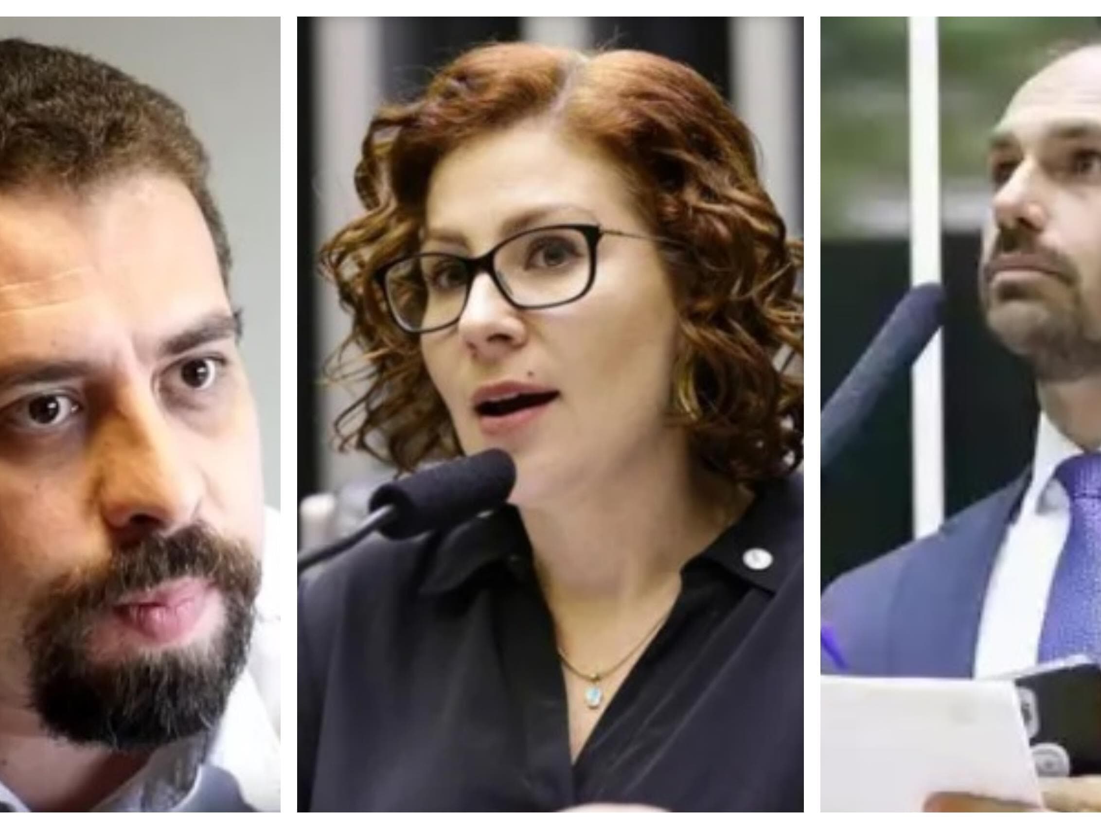 Boulos, Zambelli e Eduardo Bolsonaro na dianteira para federal em SP. Suplicy é o mais votado para a Alesp